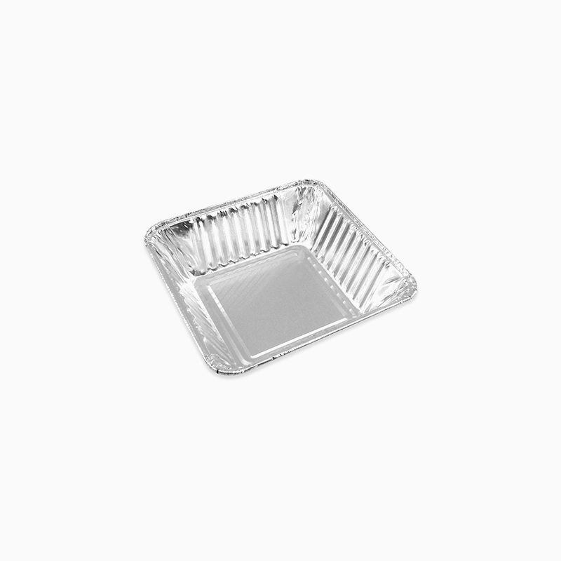 Bandeja Aluminio Cuadrada 9,5 x 9,5 x 2,7 cm