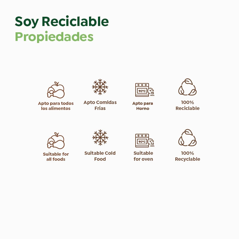 Bandeja Rectangular Aluminio 22 x 16 x 4.5 cm con Tapa (3 uds)