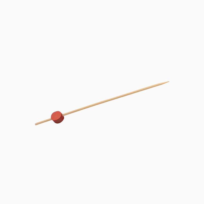 Pincho Bambú Decorativo 12cm Esfera Rojo 200 uds