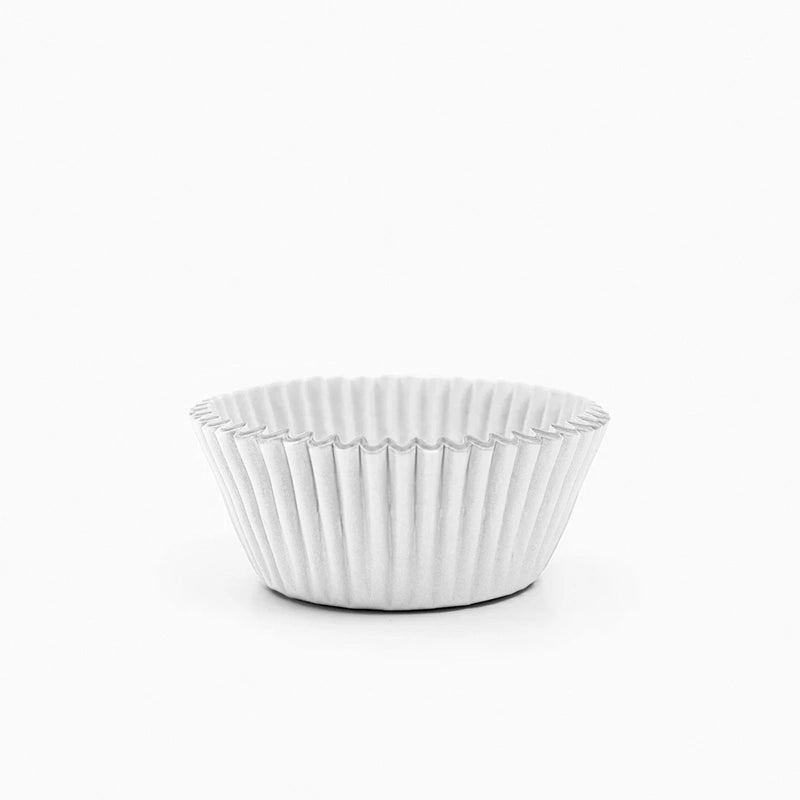 Molde Magdalena Redondo Papel Ø 4.4 x 2.8 cm Blanco (80 uds)