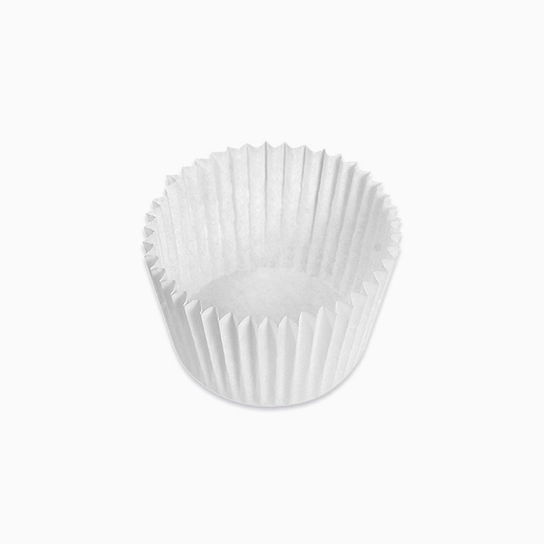 Molde Magdalena Redondo Papel Ø 4.4 x 2.8 cm Blanco (5760 uds)