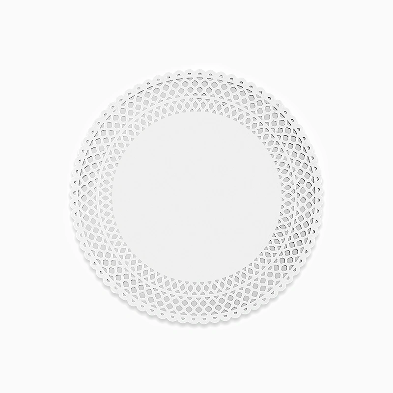 Blonda Redonda Papel Ø 21 cm Blanco (10 uds)