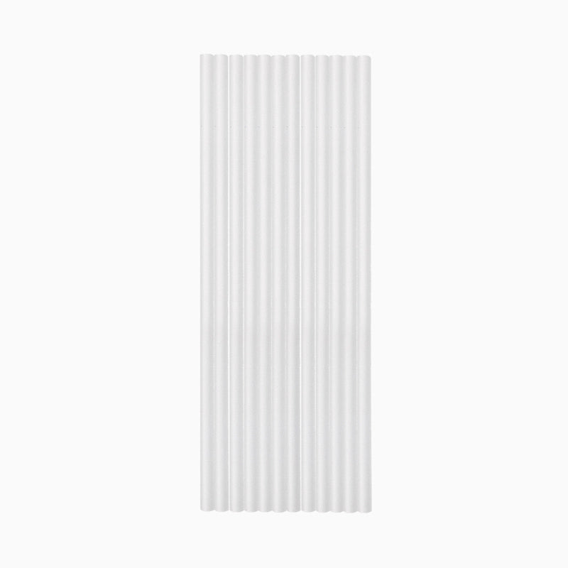 Pajita Plástico PP Reutilizable 20 cm Transparente (20 uds)