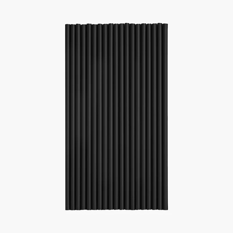 Pajita Cocktail Plástico PP Reutilizable 21 cm Negro (250 uds)