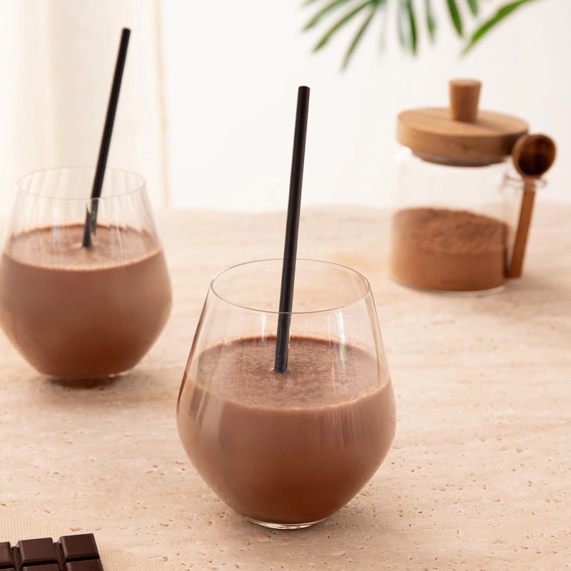 Pajita Cocktail Plástico PP Reutilizable 21 cm Negro (250 uds)