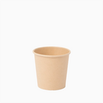 Vaso Cartón + PE 120 cc Kraft Take Away (30 uds)