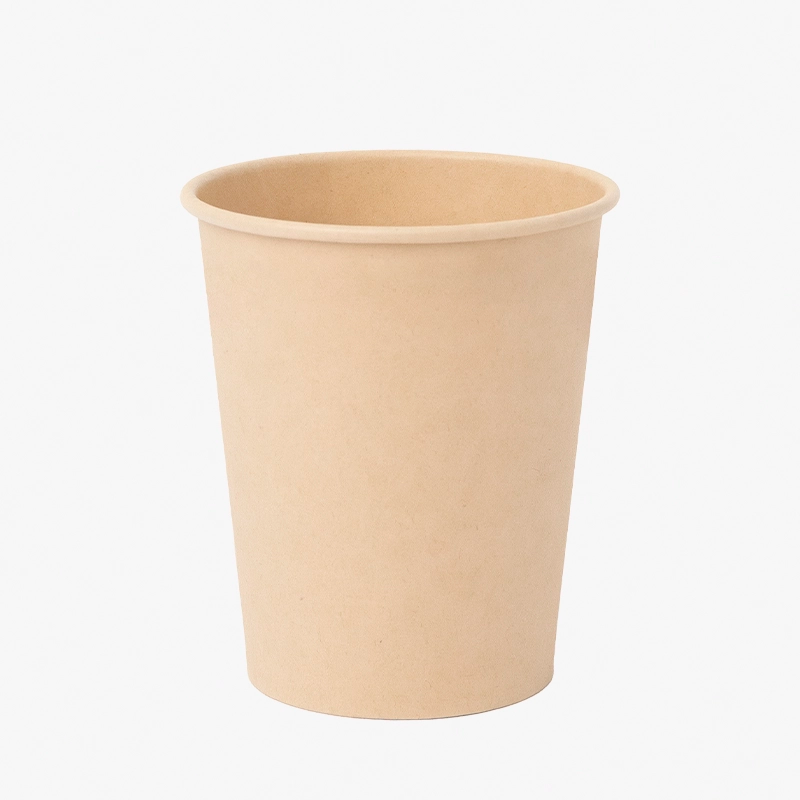 Vaso Cartón + PE 250 cc Kraft Take Away (50 uds)