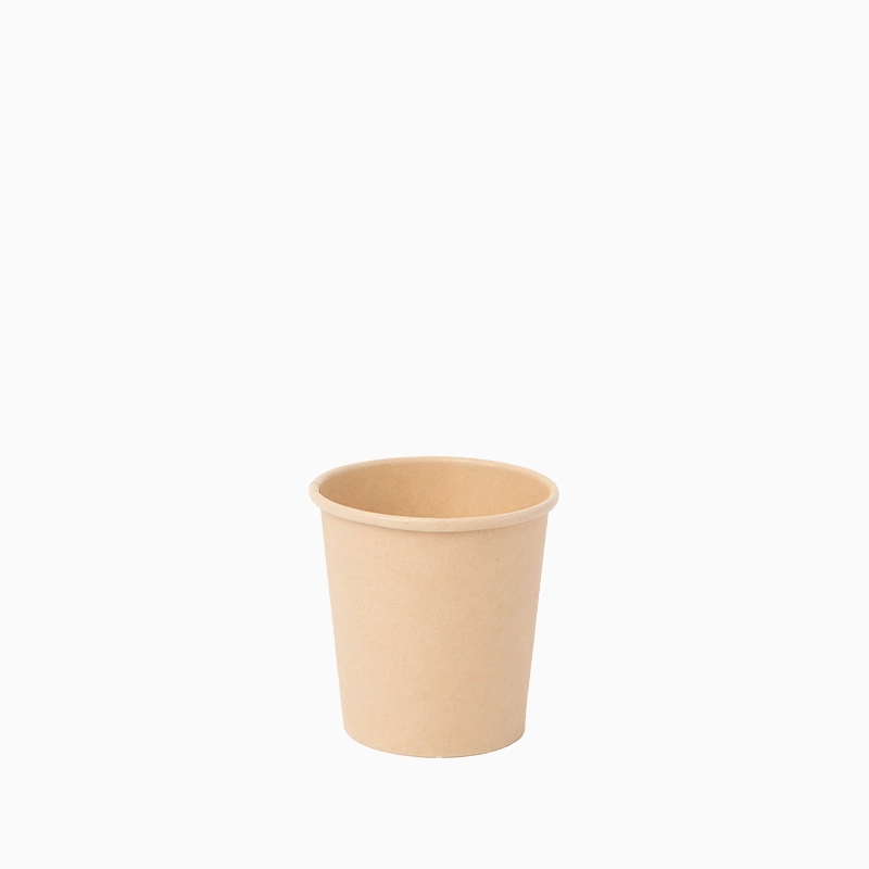 Vaso Cartón + PE 80 cc Kraft Take Away (1225 uds)