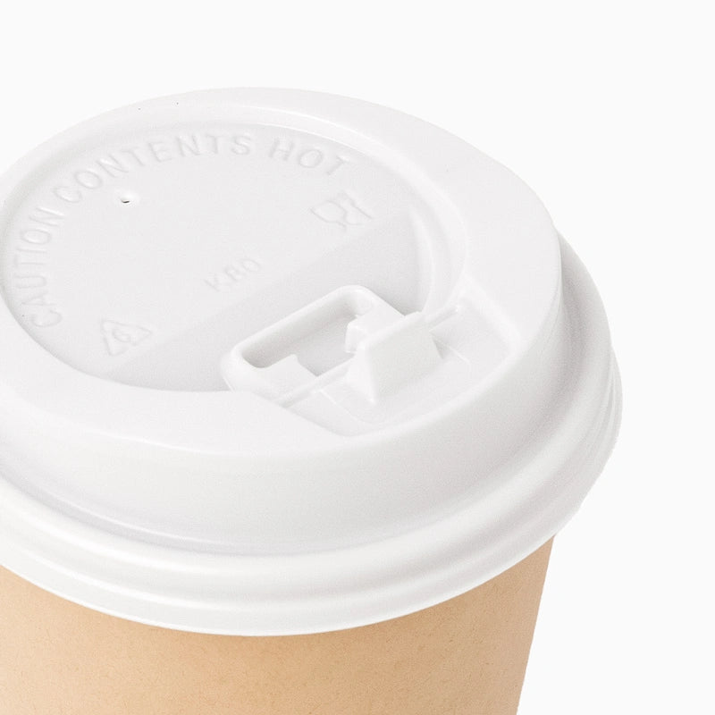 Vaso Biodegradable Cartón con Tapa 250 cc Nature Take Away 500 uds