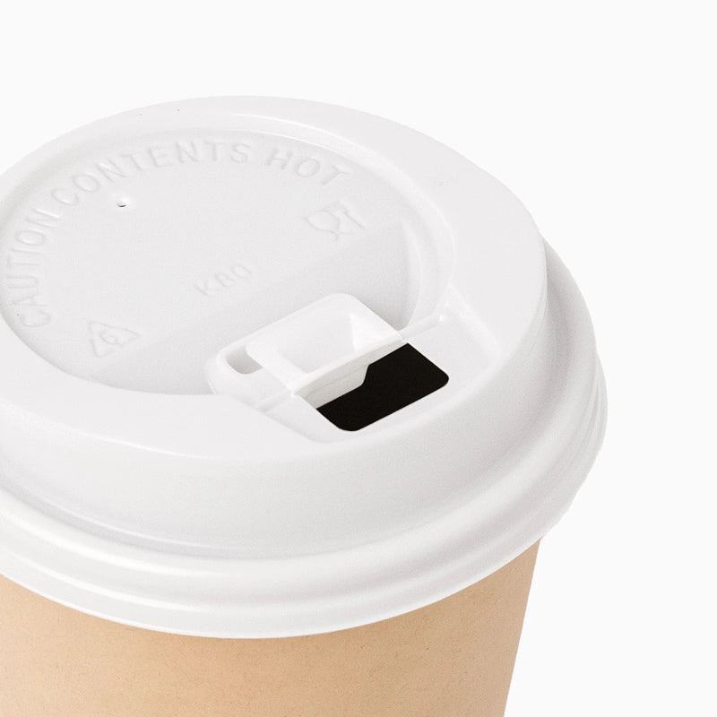 Vaso Biodegradable Cartón con Tapa 250 cc Nature Take Away 500 uds