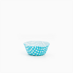 Molde Bombón Redondo Papel Vichy Ø 2.2 x 2 cm Azul (90 uds)