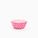 Molde Magdalena Redondo Papel Vichy Ø 4.4 x 2.8 cm Rosa (60 uds)