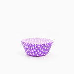 Molde Magdalena Redondo Papel Vichy Ø 4.4 x 2.8 cm Lavanda (60 uds)