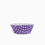 Molde Magdalena Redondo Papel Lunares Ø 4.4 x 2.8 cm Morado (60 uds)