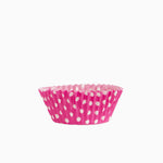 Molde Magdalena Redondo Papel Lunares Ø 4.4 x 2.8 cm Rosa (60 uds)