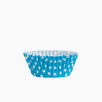 Molde Magdalena Redondo Papel Lunares Ø 5.2 x 3 cm Azul (50 uds)