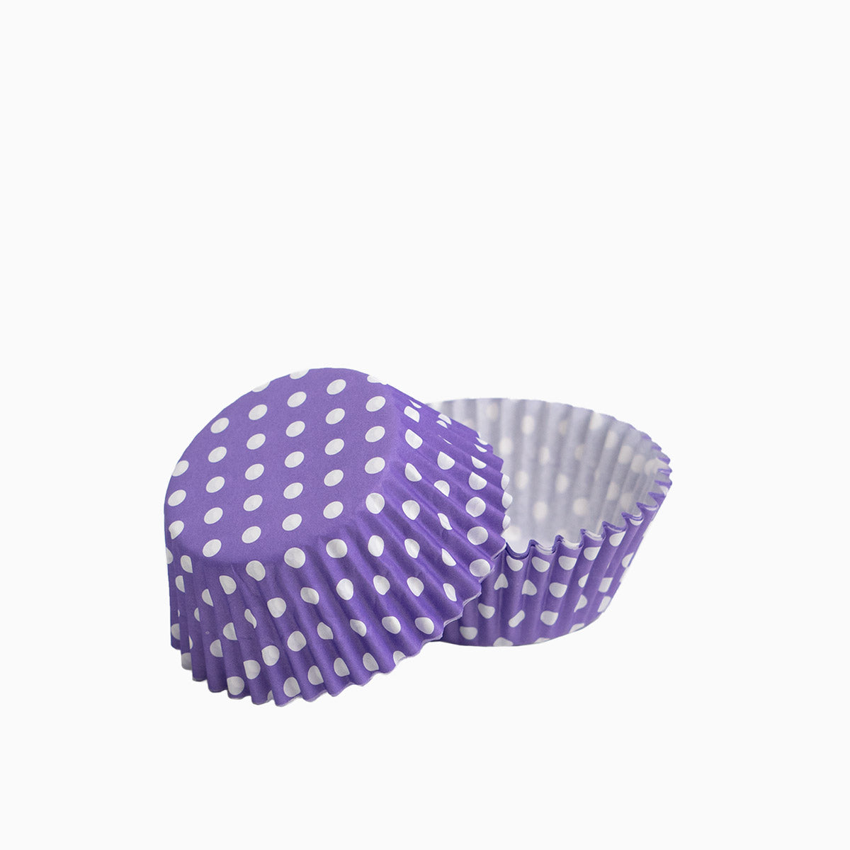 Molde Magdalena Redondo Grande Ø 5,2 x 3 cm Morado con Lunares