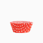 Molde Magdalena Redondo Papel Lunares Ø 5.2 x 3 cm Rojo (50 uds)