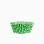 Molde Magdalena Redondo Papel Lunares Ø 5.2 x 3 cm Verde (50 uds)