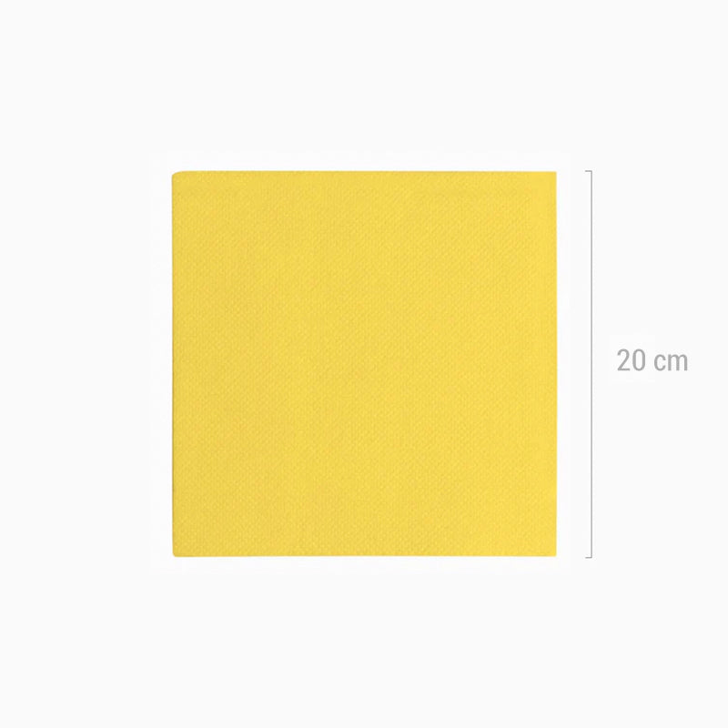 Servilleta Punta Punta 40 x 40 cm Amarillo