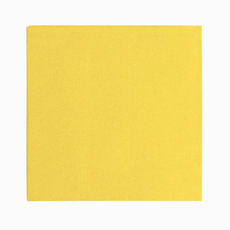Servilleta Papel Punta Punta 40 x 40 cm Amarillo (50 uds)