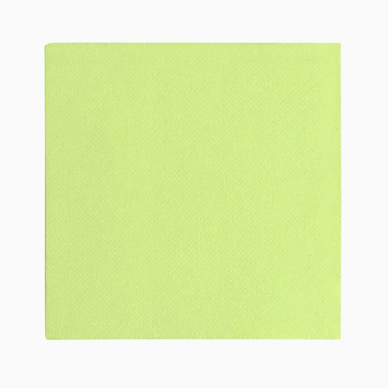 Servilleta Papel Punta Punta 40 x 40 cm Verde Lima (1200 uds)