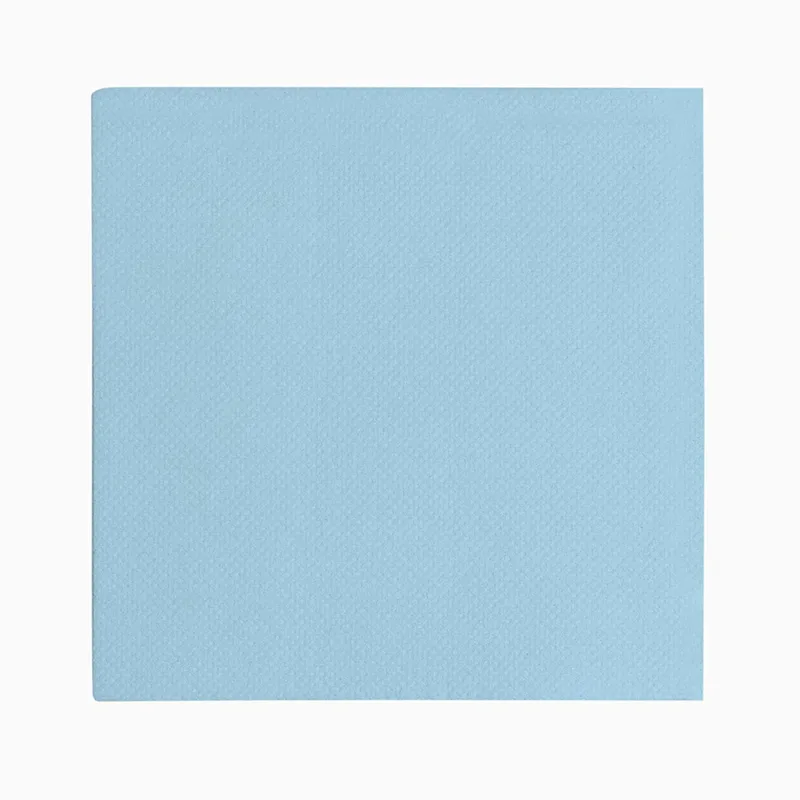 Servilleta Papel Punta Punta 40 x 40 cm Azul Pastel (50 uds)