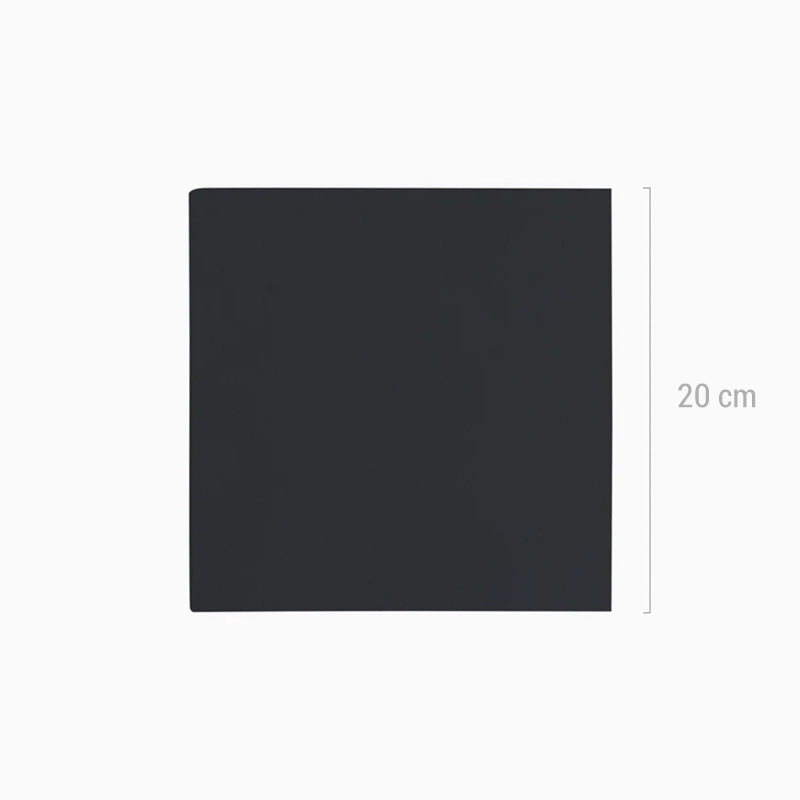 Servilleta Punta Punta 40 x 40 cm Negro 50 uds