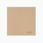Servilleta Punta Punta 40 x 40 cm Kraft Nature 50 uds