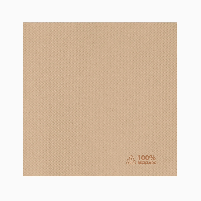 Servilleta Papel Punta Punta 40 x 40 cm Kraft Nature (1200 uds)