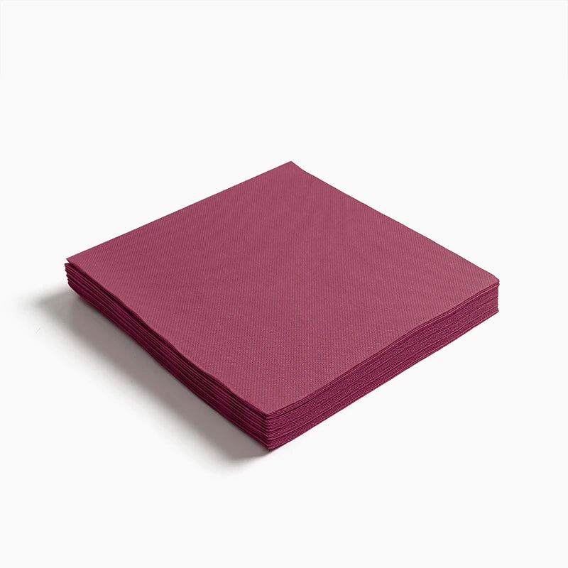 Servilleta Punta Punta 40 x 40 cm Granate 1000 Uds