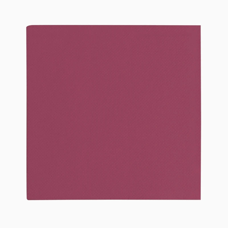 Servilleta Papel Punta Punta 40 x 40 cm Granate (50 uds)