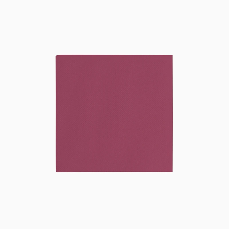 Servilleta Postre Papel Punta Punta 25 x 25 cm Granate (1200 uds)