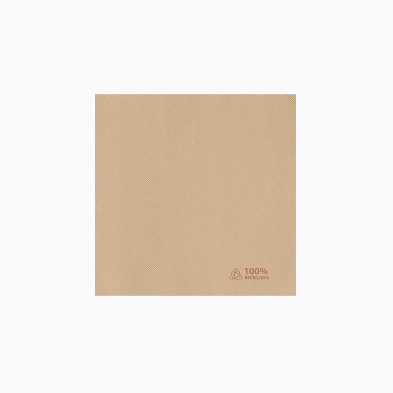 Servilleta Postre Papel Punta Punta 25 x 25 cm Kraft (50 uds)