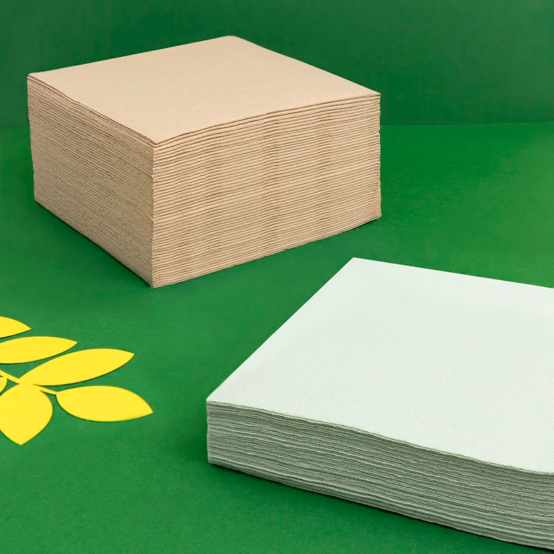 Servilleta Papel Punta Punta 40 x 40 cm Kraft Nature (1200 uds)