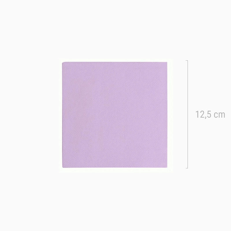 Servilleta Postre Papel Punta Punta 25 x 25 cm Lavanda 50 uds