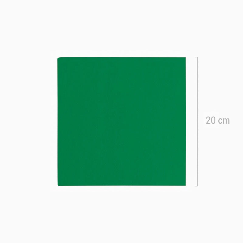 Servilleta Punta Punta 40 x 40 cm Verde Oscuro