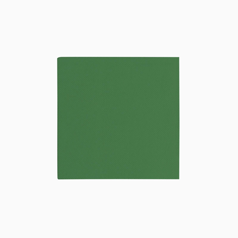 Servilleta Postre Papel Punta Punta 25 x 25 cm Verde Oscuro (50 uds)