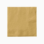Servilleta Doble Capa Papel Metalizada 33 x 33 cm Oro (30 uds)