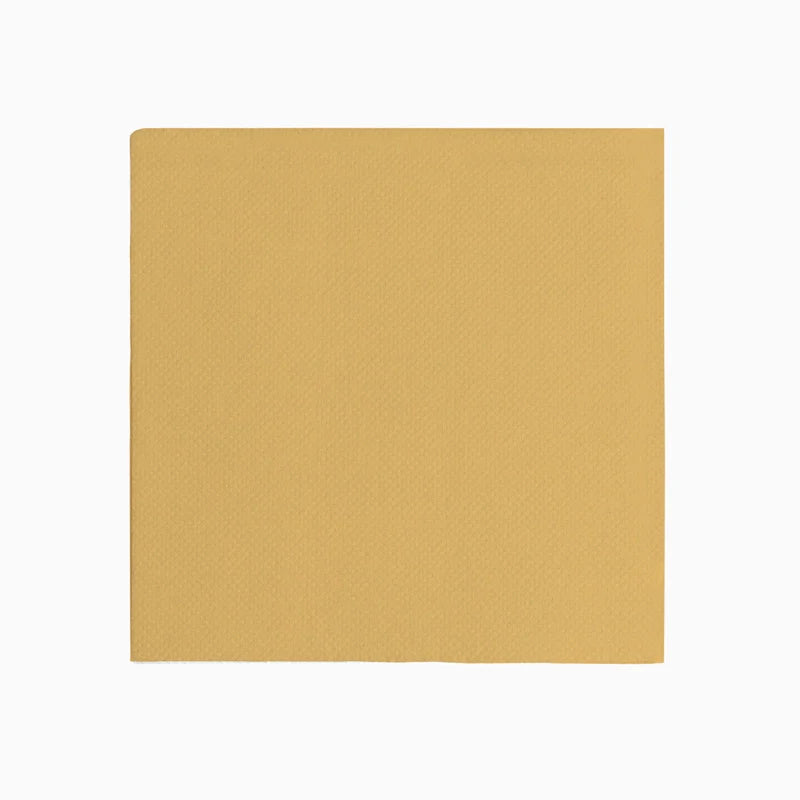 Servilleta Papel Punta Punta Metalizada 40 x 40 cm Oro (30 uds)