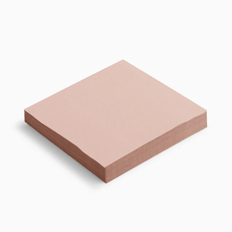 Servilleta Papel Punta Punta Metalizada 40 x 40 cm Oro Rosa (30 uds)
