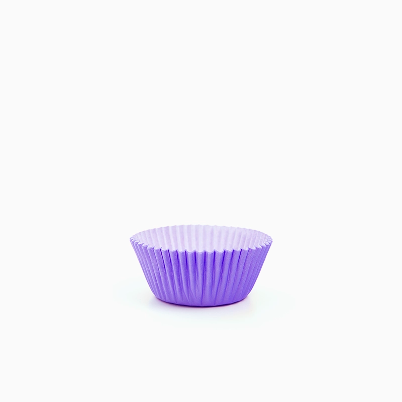 Molde Bombón Redondo Papel Ø 2.2 x 2 cm Morado (90 uds)