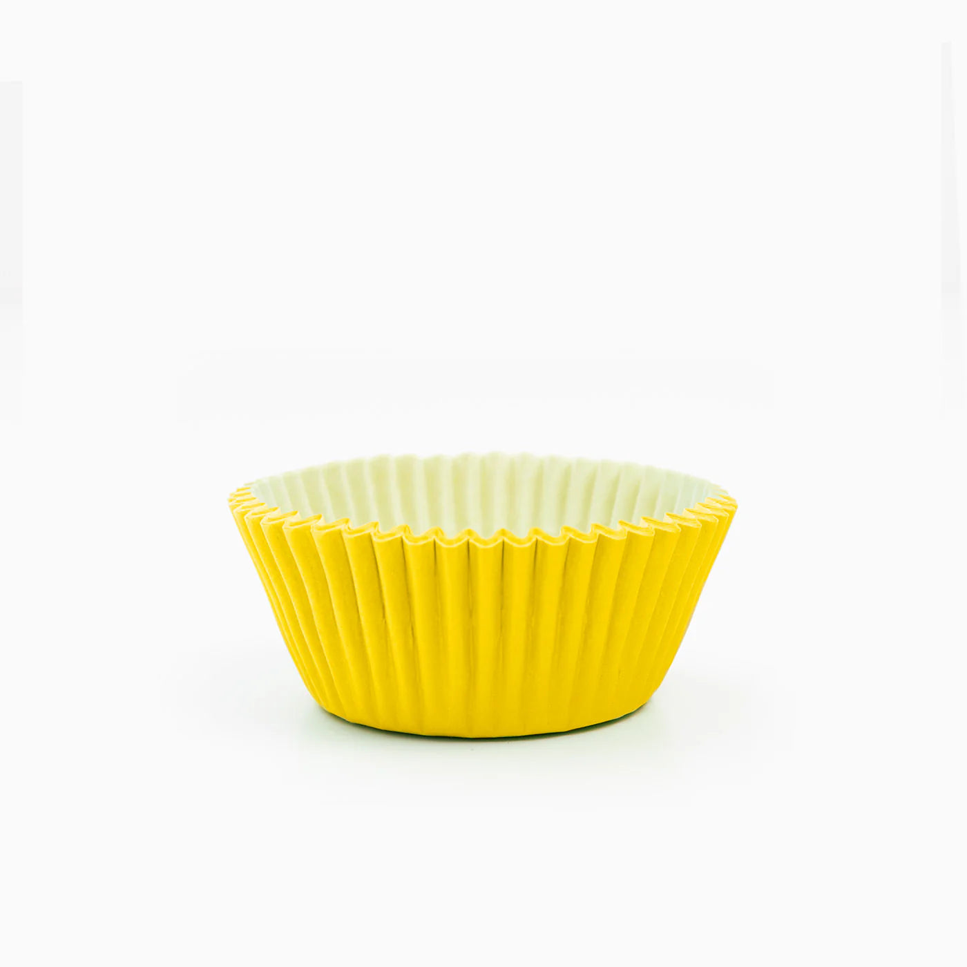 Molde Magdalena Redondo Papel Ø 4.4 x 2.8 cm Amarillo (60 uds)