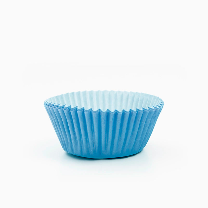 Molde Magdalena Redondo Papel Ø 5.2 x 3 cm Azul (50 uds)