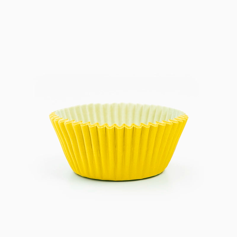 Molde Magdalena Redondo Papel Ø 5.2 x 3 cm Amarillo (50 uds)