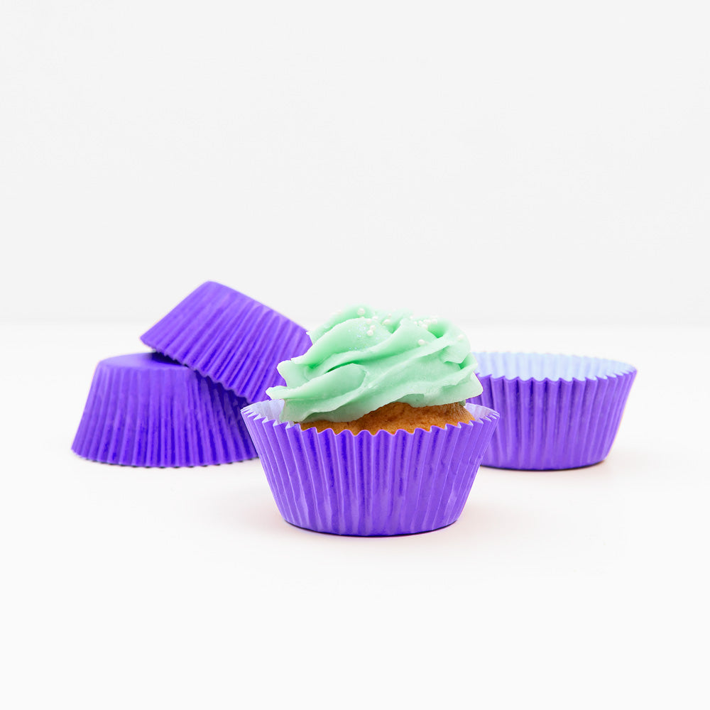 Molde Magdalena Redondo Papel Ø 5.2 x 3 cm Morado (50 uds)