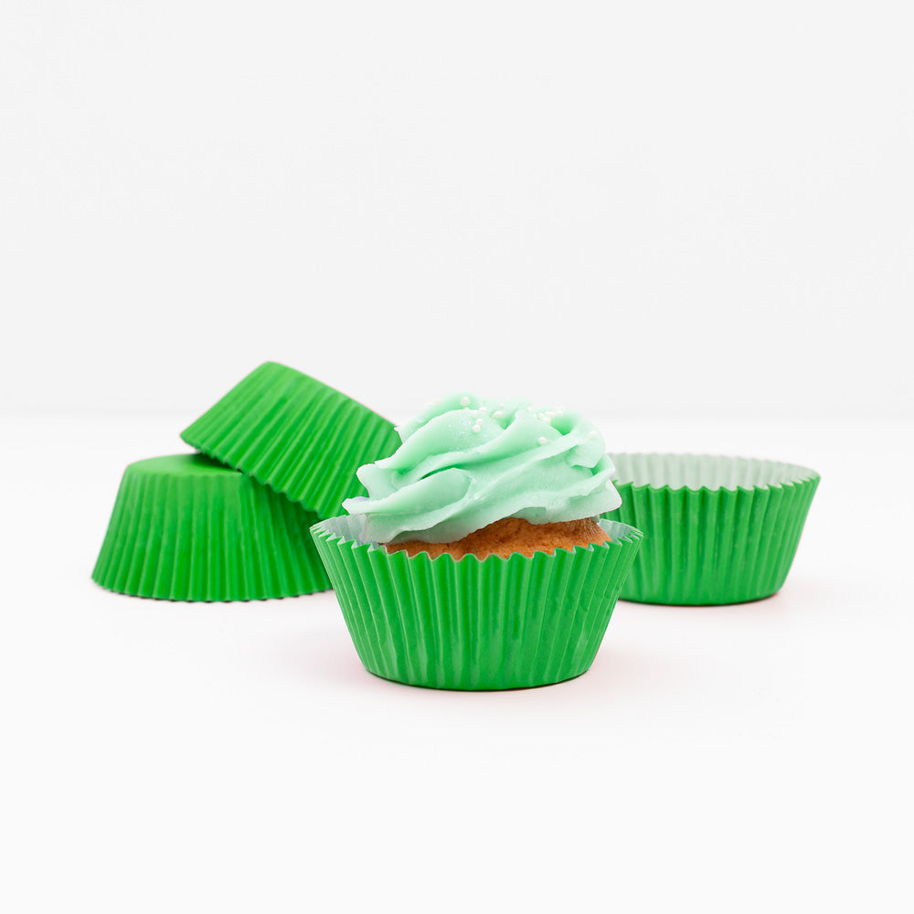 Molde Magdalena Redondo Papel Ø 5.2 x 3 cm Verde (50 uds)