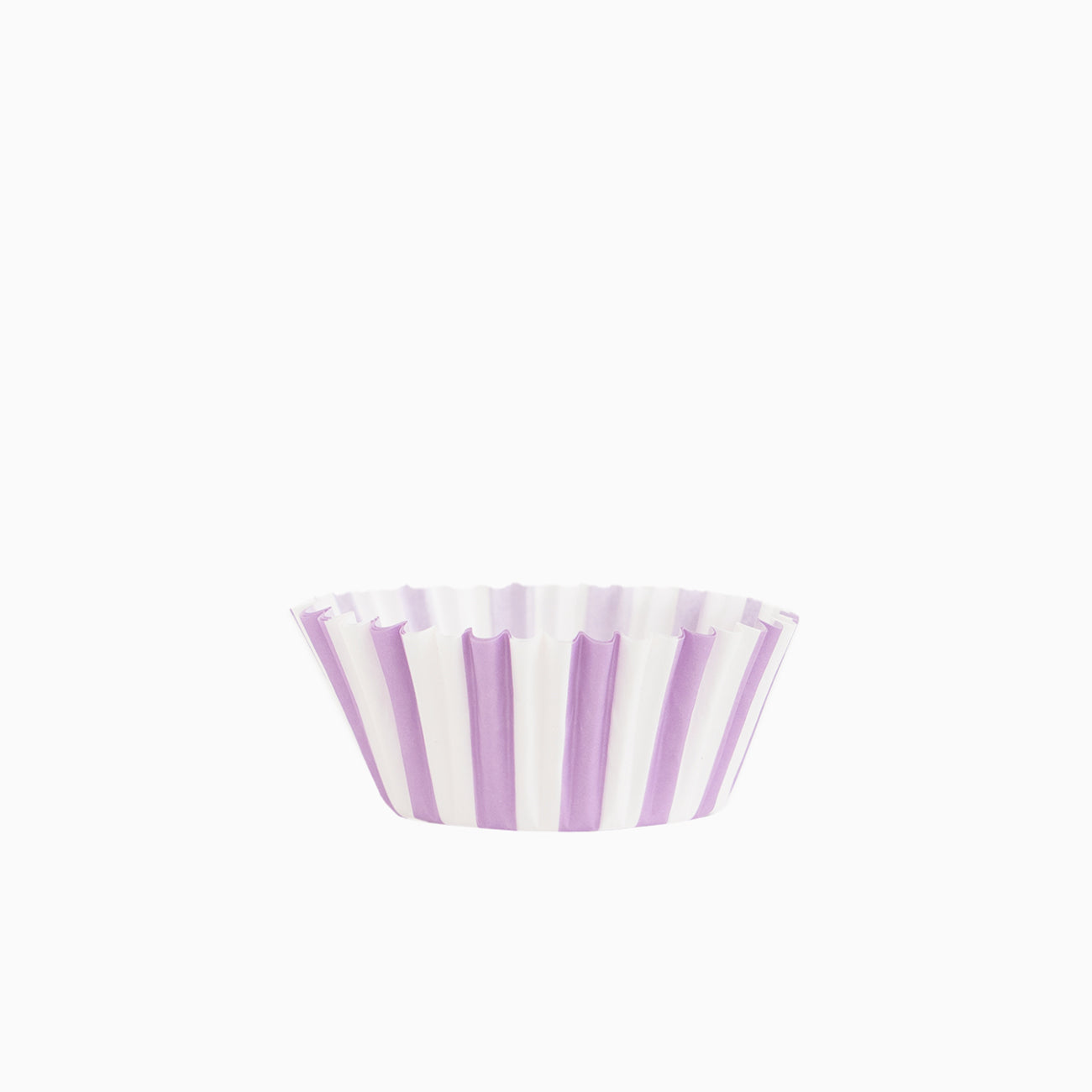 Molde Magdalena Redondo Papel Rayas Ø 4.4 x 2.8 cm Lavanda (60 uds)