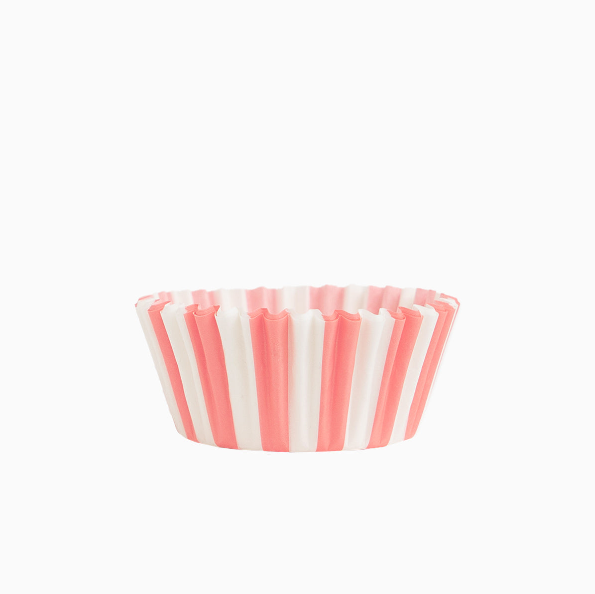 Molde Magdalena Redondo Papel Rayas Ø 5.2 x 3 cm Rosa (50 uds)