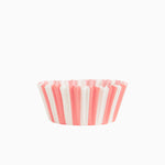 Molde Magdalena Redondo Papel Rayas Ø 5.2 x 3 cm Rosa (50 uds)
